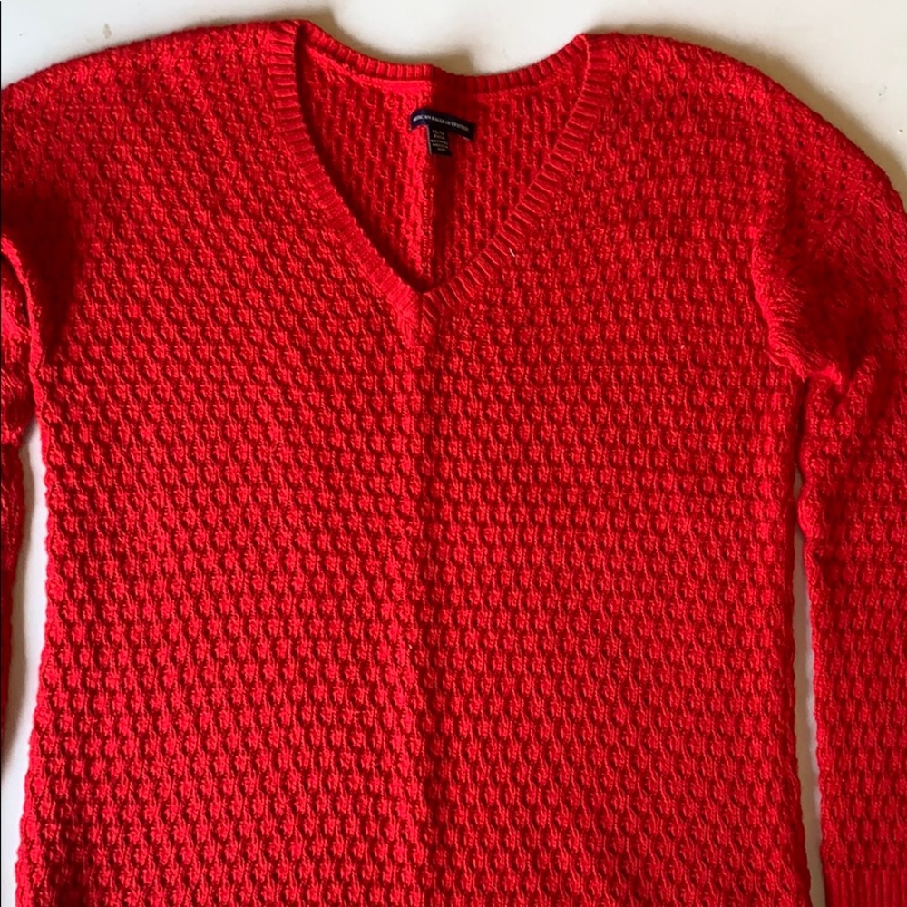 American Eagle cable knit sweater